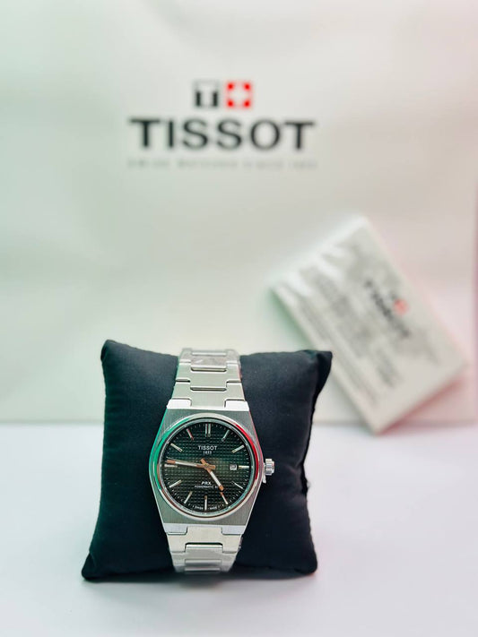 Tissot acier tableau vert